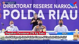276 kg Sabu Diamankan Polisi, Bandar Tewas di Tembak Polisi