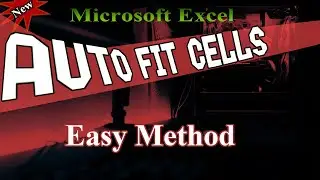 Auto Fit Cell Size - Microsoft Excel | Windows 10
