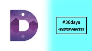 #36DaysOfType: Letter D | Design Process | Logo in Inkscape | Tutorial | Vector Scenery