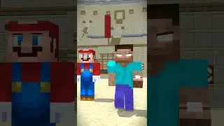 HELP Herobrine Pull Semi Truck VS Notch VS Mario & Luigi 