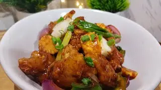Sweet And Sour Cauliflower Manchurian |khatta meetha gobhi Manchurian | Veg Recipe | #food #recipe