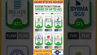 Stocks to buy for an upside of upto 42% #sharemarketindia  #sharemarket #stockmarket