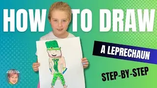 How to Draw a Leprechaun Step-by-Step from Art with Jenny K.
