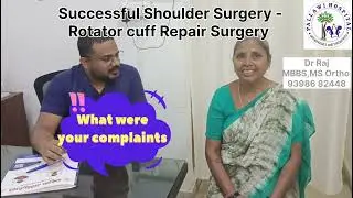 Patient testimonial | Dr Raj MBBS MS Ortho| Pallawi Hospital Mancherial #shouldersurgery #mancherial