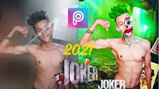 Joker face photo editing 2021🔥 [PicsArt editing tutorial]joker face