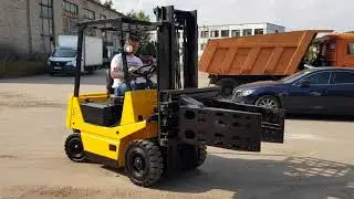 Погрузчик вилочный ТСМ с захватом для кип