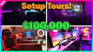 Team 404 $100,000 Gaming Setup Tours! (2021 Edition)