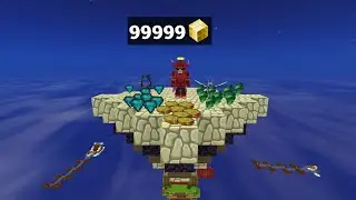 Building Gcubes Island in BedWars! (Blockman Go)