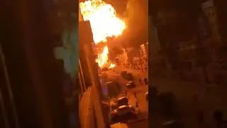 Massive Explosion Rocks Gas Station in Aden, Yemen