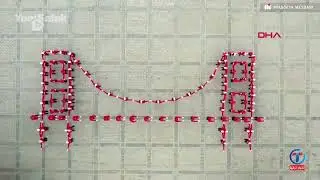 استعراض أمام مسجد آيا صوفيا