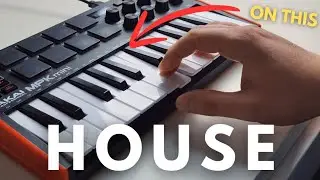 House Remix Of This OLD Classic On The AKAI Mpk Mini MPK3 midi keyboard