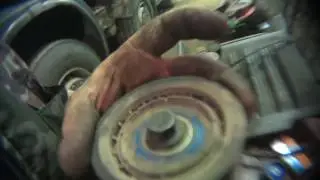 Scania alternator belt replacement and turbine removal!