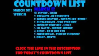 106 n Park Countdown List March 2012 - week II