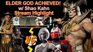 Elder God Achieved! w/ Shao Kahn (Sektor & Khameleon Kameo) - Stream Highlight - Kombat League - MK1
