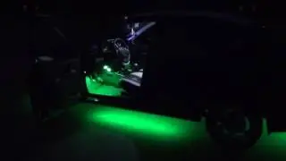 подсветка салона и днища RGB лентой