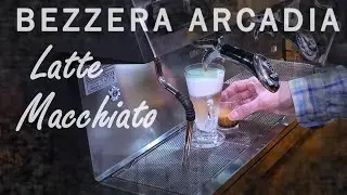 (255) How to Make Latte Macchiato on Bezzera Arcadia Coffee Machine by Malaysia Barista