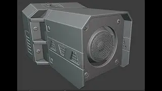 BLENDER CHALLENGE 4: Modeling a Motion Tracker (Part 4)