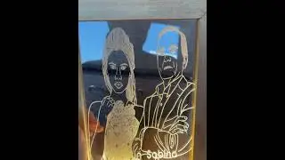 3d Line Art Photo Lamp - CanvasChamp Custom Photo Gifts, Personalized Picture Gifts