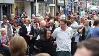 Samantha Jives On Commercial Street For The Brighouse Jubilee Party by Lords PhotoDigital