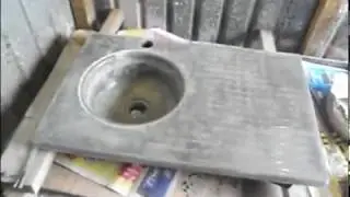 Production of washing beton.1 part