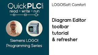 LOGO!Soft Comfort - Diagram Editor toolbar | Siemens PLC programming
