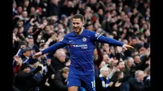 Hazard shakes his head when fans asked him to stay at Chelsea