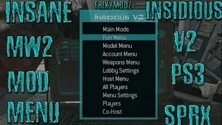 Release - COD MW2 [1.14] - All Clients Mod Menu Insidious V2 -Download