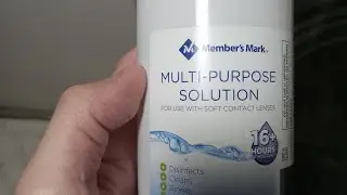 Members Mark Multi purpose Solution for contacts