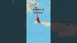 #shorts Athens to Nicosia
