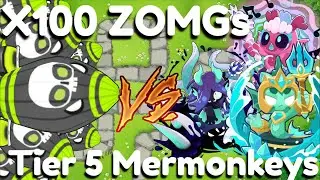 All TIER 5 Mermonkeys VS 100 ZOMGs
