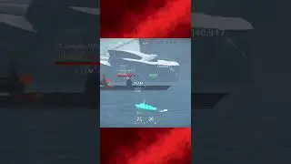 USS Massachusetts Vs Js Zuikaku, Modern Warships #shorts #modernwarships