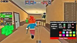 BEST Roblox Murderer VS Sheriffs Script Aimbot, ESP, Rainbow Guns