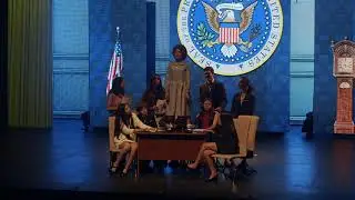 Annie El musical en Ingles. Video 9 de 10. Tomorrow (reprise). President Roosevelt.