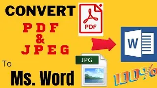 How To EASILY Convert PDF to Word | True and Scanned PDF I Convert PDF to WORD online