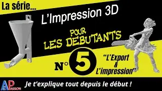 COMMENT DEBUTER EN IMPRESSION 3D: La Série - L'Export et L'impression 3D