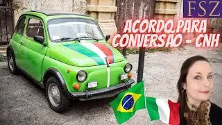 Acordo Brasil-Itália para conversão de CNH