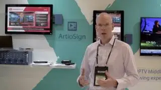 Exterity CTO Mike Allan talks about ArtioSign & ArtioPortal (Integrate 2016)