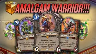 This Amalgam Warrior Deck is 10/10 SUPER FUN | Savjz Hearthstone