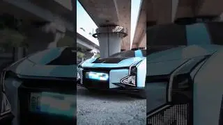 Chinese Cyberpunk e-car #electriccar #car #electriccars #tesla #teslamodel3 #filmmaking #shenzhen