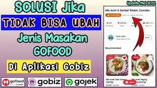 Solusi jika tidak bisa ubah kategori profil restoran Gofood Tidak bisa ubah kategori makanan Gofood