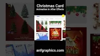 Christmas Card Animation After Effects | No Plugins 