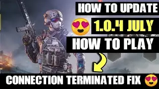 How To Update Call Of Duty Mobile | How To Fix Connection Terminated In COD Mobile | 1.0.4 ErrorFix