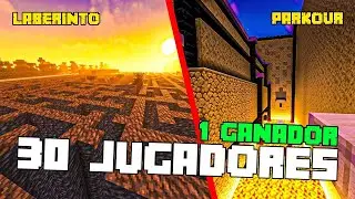 METI A 30 SEGUIDORES EN UN PARKOUR Y ESTO PASO - Minecraft Evento
