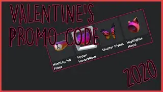 Roblox February 2020 PROMO CODES (VALENTINES SPECIAL)