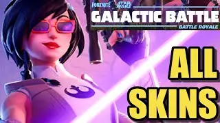 Fortnite - All NEW Star Wars Skins - Galactic Battle Pass (Chapter 6 Season 3)