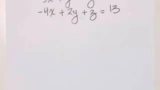 Solving linear systems using RREF example 1