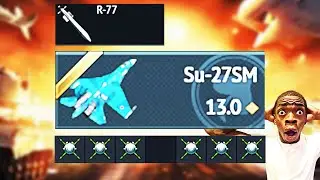 SU-27SM With R-77 MISSILE! (War Thunder Dev Server)