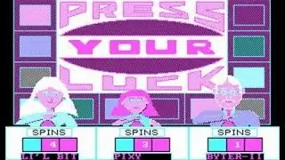 Press Your Luck gameplay (PC Game, 1988)