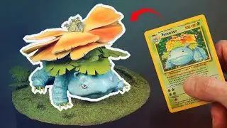 Venusaur from Clay - Pokémon Diorama