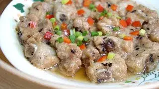 Steamed Pork Ribs in Black Bean Sauce  豉汁蒸排骨  ( Eng. subt. )